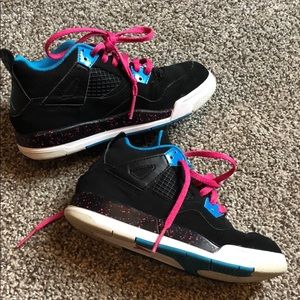 Euc Nike Jordan Retro 4 punk&Black 13